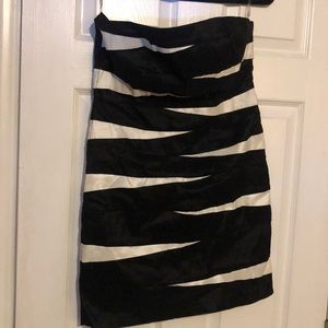 Black and white dress